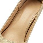 Elegant String Beads Women Wedding Shoes Bride Thin High Heels Gold Silver Pink 2026 Autumn Spring Plus Size 34-43 Lady