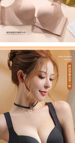 Plus Size Bra Sexy Lingerie Thick Cup Bras for Women Solid Padded Underwear Push Up Brassiere Femme Wireless Bra invisible bra