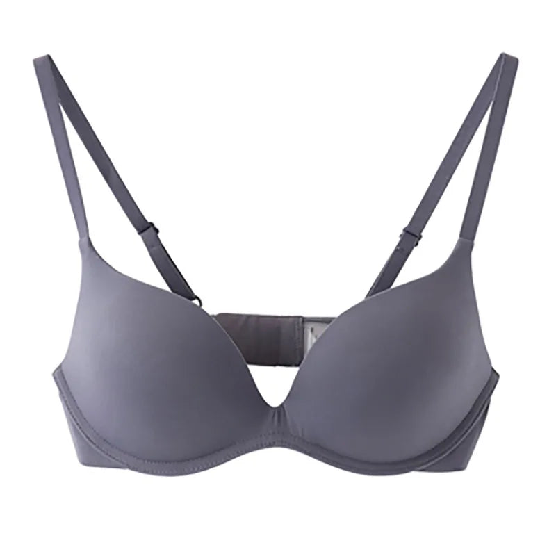 Seamless Wireless Bra, One-piece Smooth Light Breathable Push Up Lingerie, All Season Commute Bra for Teen Girls Small Bust