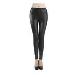Skinny Pants Long Comfortable Bodycon Women Leggings Casual Trousers PU Leather Pants Female Sexy Lady Trousers