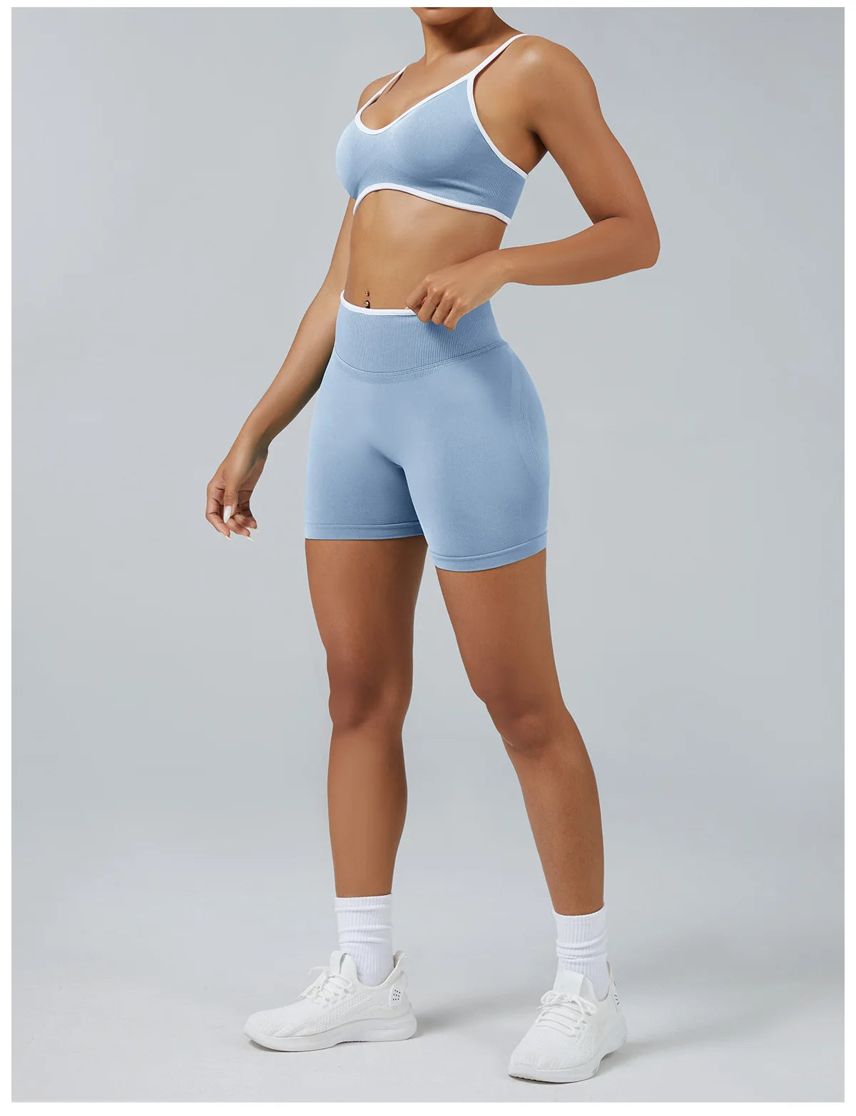 2PCS Yoga Suit Seamless Sports Set Gym Outfits Women Tracksuit Running Workout Clothes Sports Bra Athletic Wear Yoga Clothing