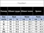 Women's Two Piece Sets Fashion Print Halter V-Neck Short Tank Suit Tops Long Pants Matching Set Summer Casual Female Slim Pants
