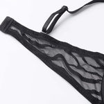 U-shaped push-up bra Women's adjustable soft underwire thin cup plus size bra big breasts small