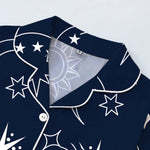 Women's Sleepwear Women's Comfort Printed Pajamas Set Milk Silk Cardigan Short Sleeve Shorts Homewear Set