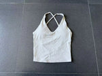 Women Sports Yoga Vest With Cross Shoulder Straps Quick Drying Sexy Yoga Bra Gym Breathablefitness Push Up Training Sports Vest