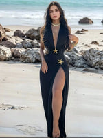 DEKA Deep V Neck Swimwear Women Summer One Piece Swimsuit Backless Beach Wear Bathing Suit White Black Bodysui