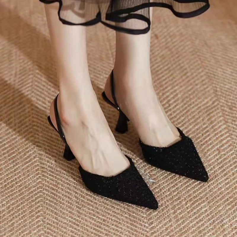 Sandals Summer Fashion New Single Shoes 2026 Spring Style Women's High Heels