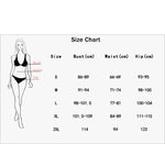 Sexy Ruffled Swimsuit Women Push Up Hollow Out Cross Bikini Set Women Maple Print Beach Bathing Suit Skirt Swimwear Plus Size