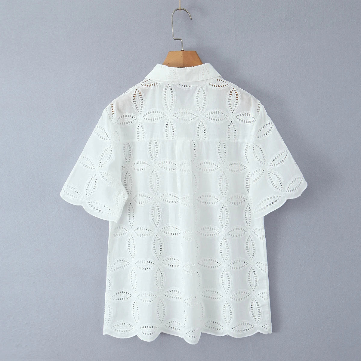Foridol Summer Casual White Lace Dress Set for Women Hollow Out Embroidery Skirt Outfits 2 Pcs Loose Beach New Suit Skirt Set