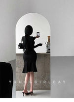 Pure Desire Style Gentle Sexy High Waist Slimming Ruffled Mid-Length Bodycon Mermaid Skirt Slim Women Mini Skirts 2026 New EVP8
