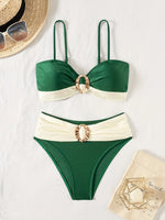 Sexy Bikini 2025 Woman Swimsuit Two Pieces Swimwear Female High Waisted Bikinis Set Swimming for Bathing Suits Brazilian Biquini