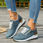 EUR Size 44 Leisure Black Wedges Trainers Sneakers Summer Pink 5.5cm Heels Comfy Walking Casual Shoes Women Daily Wear Footwear