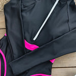 2026 Surfing Sport Swimsuit Long Sleeves Women One Piece SwimsuitSwimwear Solid Monokini Bathing Suit Tropical Bodysuit Female