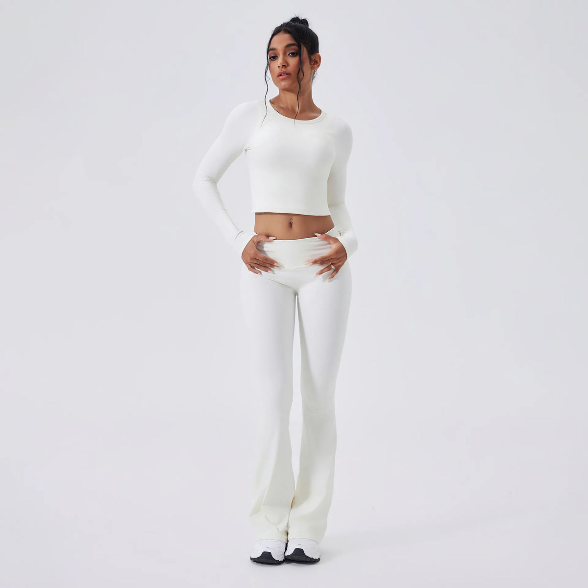 Women's Versatile Yoga Suit Set Tight Fitting and Beautiful Back High-end Sports Suit Outdoor Running and Leisure Fitness Suit