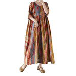 Long Dresses For Women Casual Summer Trendy Boho Style Pleated Cover Up Vestidos Daily Wear High Quality Elegant Maxi Dress