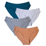 4Pcs/Set Women Low Rise Briefs Women's Cotton Panties Female Underpants Comfort Panties Sexy Lingerie M-XL Underwear