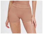 High Waist Shorts Seamless Yoga Shorts Workout Fitness Lift Peach Butt Fitness Tight Gym Running Body Shaper Pants Ribbed Shorts