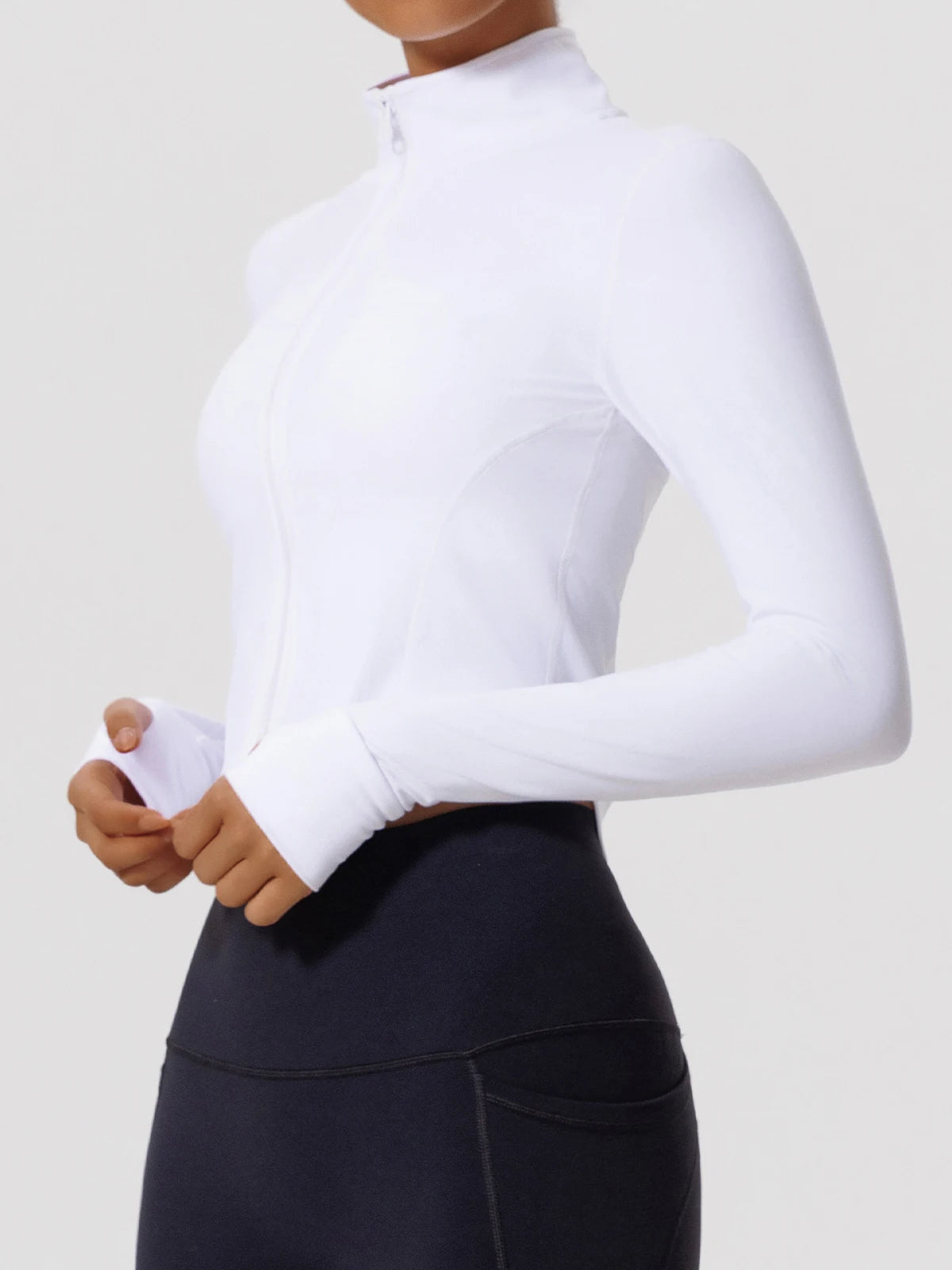 Hearuisavy Summer Ultra-Soft Fabrics Tight Sports Jackets Women Zipper Gym Yoga Clothes Female Quick-Dry Long Sleeve Sportswear