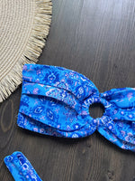 Sexy Colorful Floral Printed Bandeau Bikini Female Swimsuit Women Swimwear Two-pieces Bikini set Bather Bathing Suit Swim