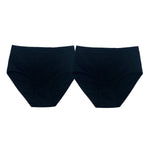 2Pcs/Set Women Cotton Panties High Waist Briefs Breathable Underwear Female Underpants Plus Size Sexy Lingerie S-XXL 8 Colors