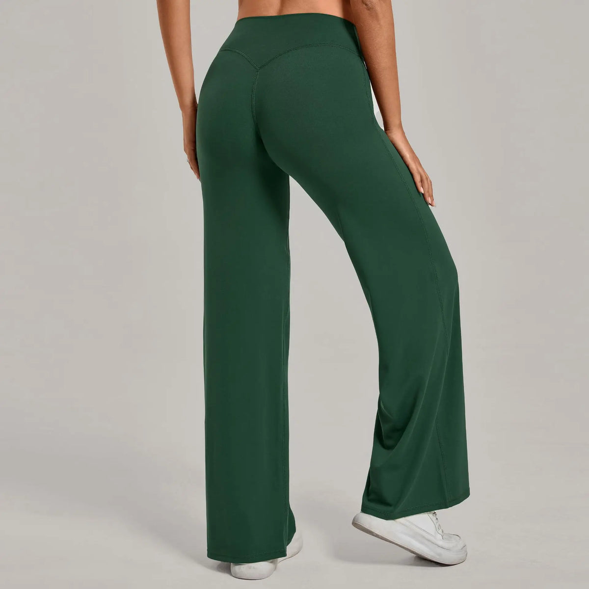 Women's Pilates Straight Yoga Pants Leggings Versatile Loose Wide-Leg Running Sports Fitness Hip-Lifting High Waist Trousers