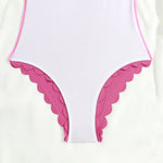 2026 Sexy Ruffle Swimsuit One Piece Solid Swimwear Women Bathers Bathing Swimming Swim Suit Female Beachwear XXL