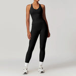 Yoga Set 2PCS Women Tracksuit Nude Feeling Workout Sets Gym Clothes Push Up Fitness Running Sportwear Sport Bra Leggings Suit