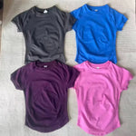 Sport Shirt Women Fitness Impact Short Sleeve Top Gym Workout Yoga Blouse Quick Dry Breathable Running Tee Top