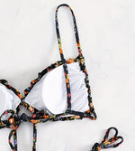 Sexy Floral Print Push Up Bikini Sets Women Swimwear Two Pieces Swimsuit Low Waist Bather Beach Bathing Suit Summer 2025 New