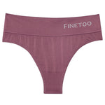 M-2XL Seamless Thongs Women High Waist G-string Ladies Comfortable Bikini Panties Soft Thong Underpants Girls Underwear Lingerie