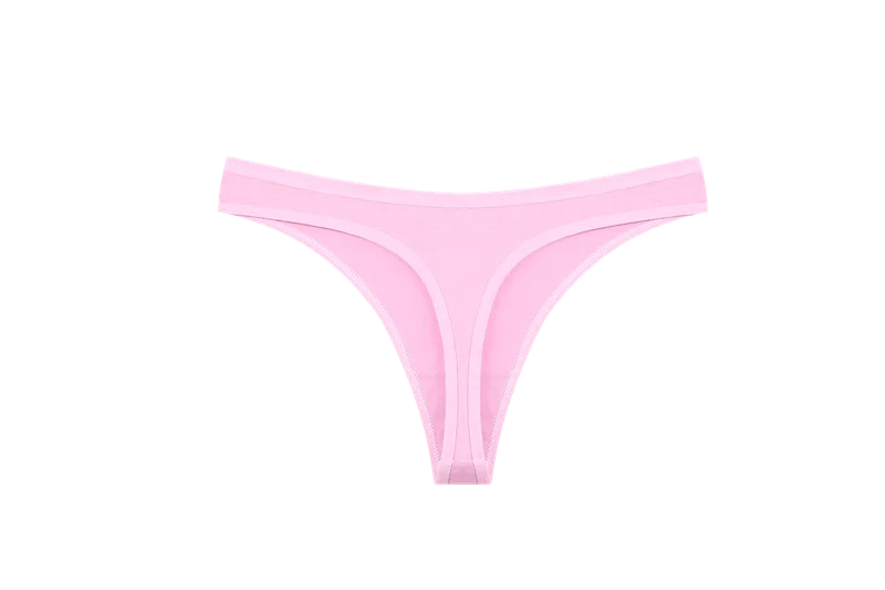 4PCS Women Seamless Thong Cotton Thin Strap Low Waist High Flexibility Panties Sexy Underwear Ladies Briefs T-back Soft Women