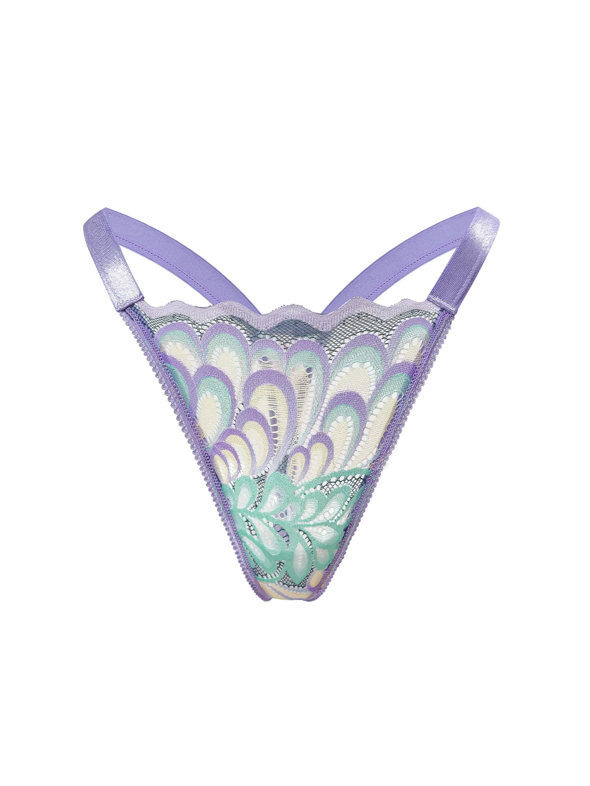 1pc Low Rise Mixed Color Sexy Women G-string Fashion Style Hollow out Elegant Sexy Lingerie Breathable Soft Lady Thong Underwear