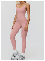 Women Yoga one-piece Jumpsuit Fitness Sports Overalls Gym Clothin Pilates Workout Clothes Outfit push-up Activewear Sportswear