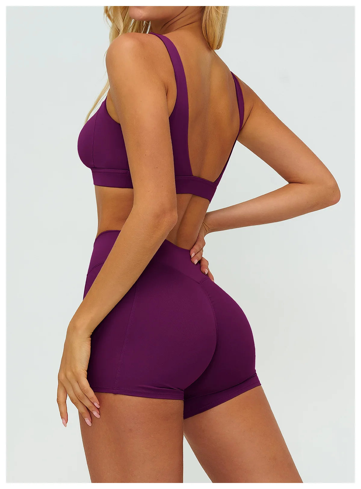 Women Yoga Bra Backless Sports Underwear High Strength Sports Bra Gym Workout Fitness Push Up Top Running Active Yoga Vest Bra