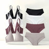 Women Seamless Bra And Panties Set Low Waist Ice Silk Briefs Non-wire Bra Sexy Lingerie Female Push Up Bra Comfort Underwear Set