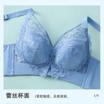 Coverage Lace Bras Plus Size Push Up Bra Sexy Lingerie Women FullWireless Brassiere C D E Cup Push Up Bras for women Bra 52CDE