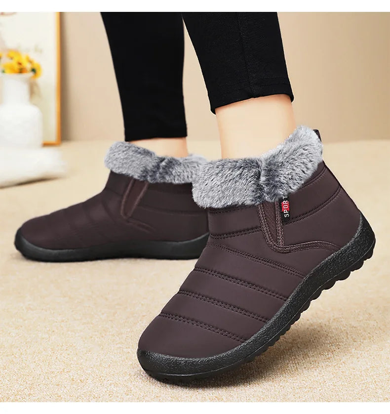 Outdoor Snow Boots CoupleHikingMen's Shoes, Women'sSkiHigh-Top Cotton Shoes, Cold-Proof Men's Boots, Women's 2026