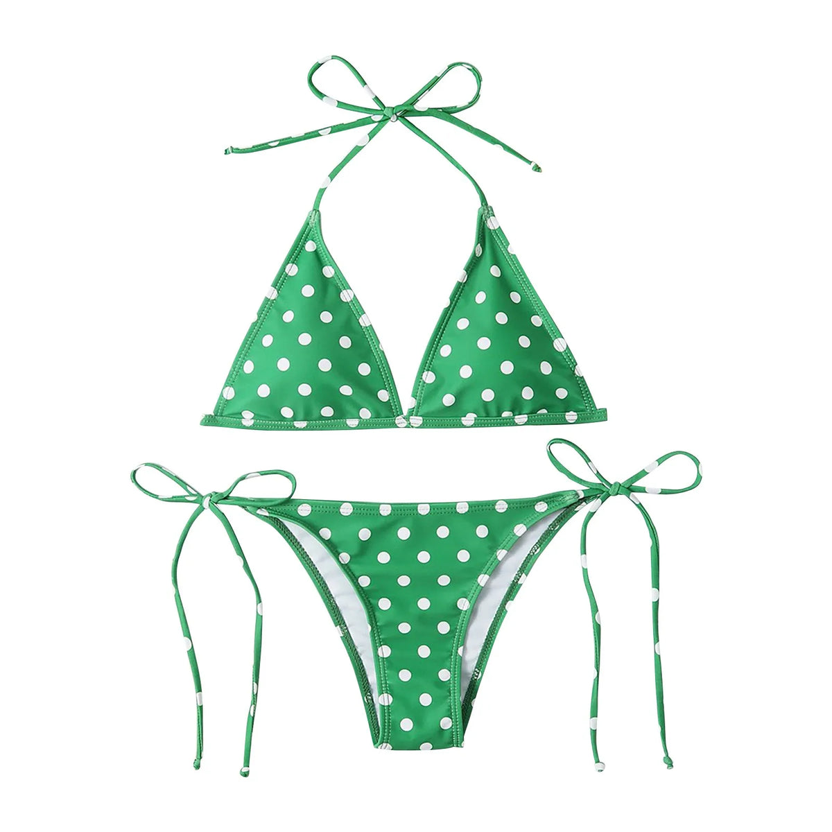 Polka Dot Sexy Bikini Sets Women's Swimsuit Push-Up Padded Bra Thong Bathing Suit Brazilian Beachwear Dots Print Swimming Suit