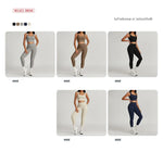 2 Pieces Yoga Suit Women Sexy Tight-Fitting Fitness Sports Set Gym Bra Elasticity High Waist Leggings Female Athletic Wear 8793