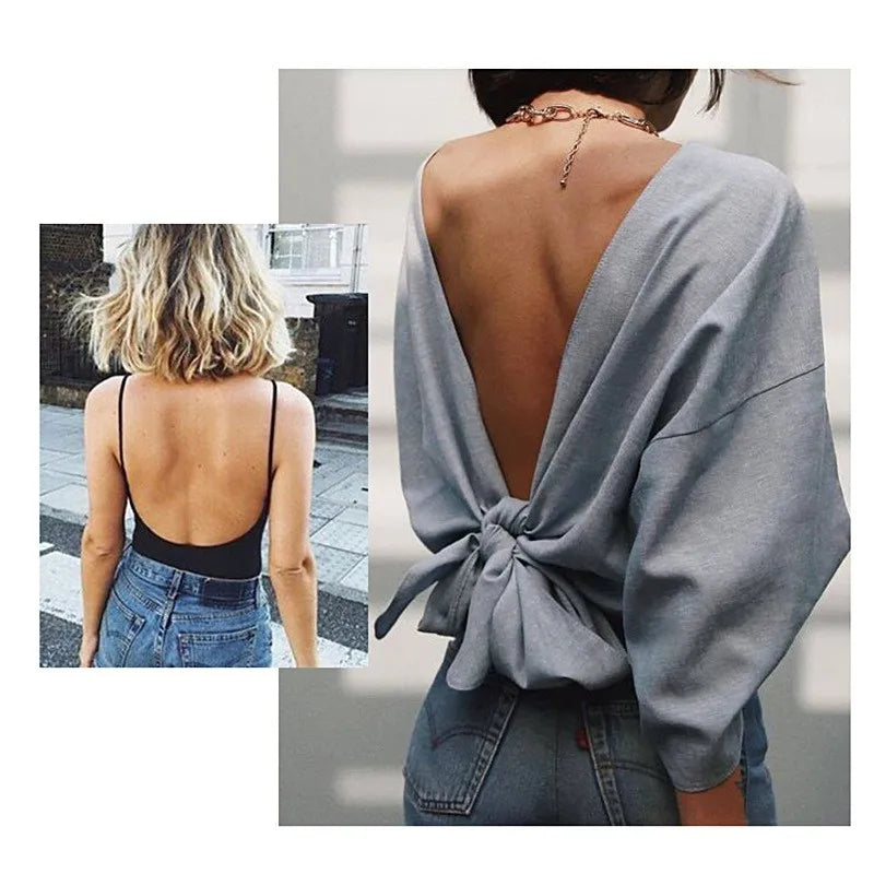 Sexy Backless Bra U-Shaped Beautiful Back Sling Underwear for Women Thin Section Seamless Brassiere Small Chest Gathered Bras