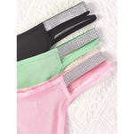 1pcs Low Waist Sexy Women G-string Charming Party Sexy Lingerie Ribbed Lady Thongs Breathable Comfortable Panty Female Underwear