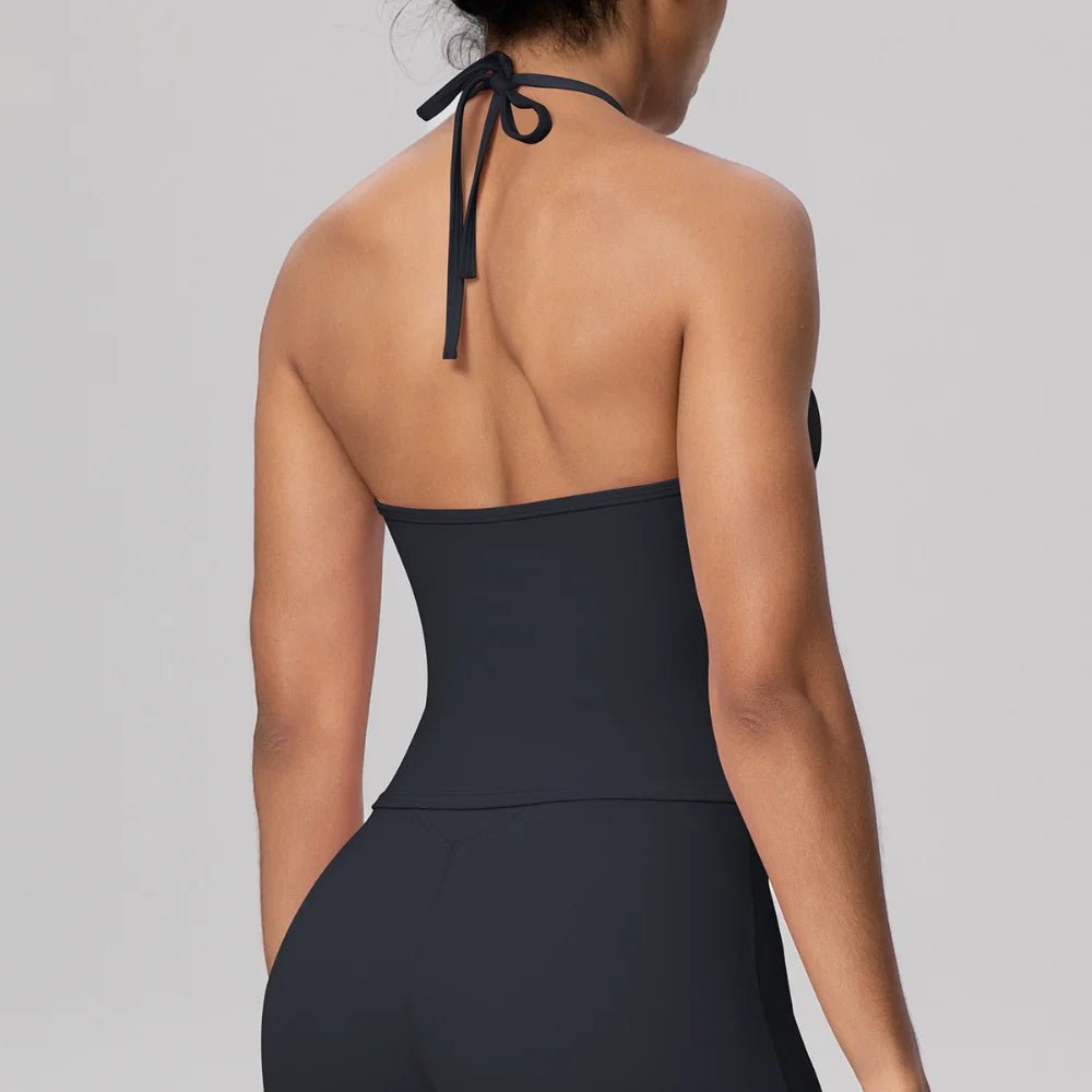 Women Sports Yoga Bra Adjustable Sports Top Women's Fitness Top Sleeveless Open Back Bra Fitness Workout Running Sportswear Vest