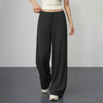 High Waist Wide-Leg Yoga Joggers for Women, Female Casual Tracksuit Bottoms, Straight Outdoor Baggy Sweatpants