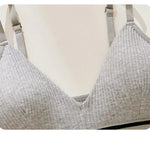 Women Bra Wire Free Cotton Bras Female Seamless Underwear Solid Color Lingerie Girls Breathable Sexy Bralette