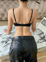 European and American Style Sexy Hollow-Out One-Shoulder Bra for Women, Ultra-Thin, Soft Underwire, Sexy Side Breast Support, Sports Bra
