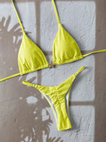 Sexy Metal Starfish Bikini Set Women Yellow Blue Push Up Bra Thong Swimsuit 2026 Summer Bathig Suit Bandage Holiday Swimwear