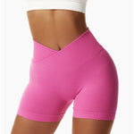 Summer Seamless High Waist Yoga Shorts Elasticity Sports Leggings Women Breathable Cycling Shorts Buttock Lift Gym Shorts Women