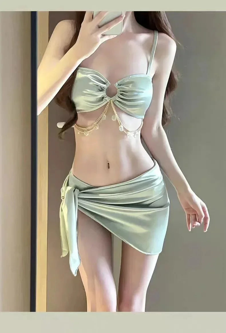 New Swimsuit Women Micro Bikini Bathing Suit Fashion Sexy Summer New Model Korean Version Cinjunto De Dos Piezas Mujer 2025