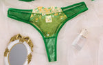 French-style floral embroidery lace lingerie set,sexy and pure desire sheer bra support,Valentine's Day party