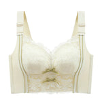Womens Full Coverage Lace Push Up Bra Wireless Large Size Anti-sagging Underwear Female Lingerie 34 36 38 40 42 44 48 50 C D E